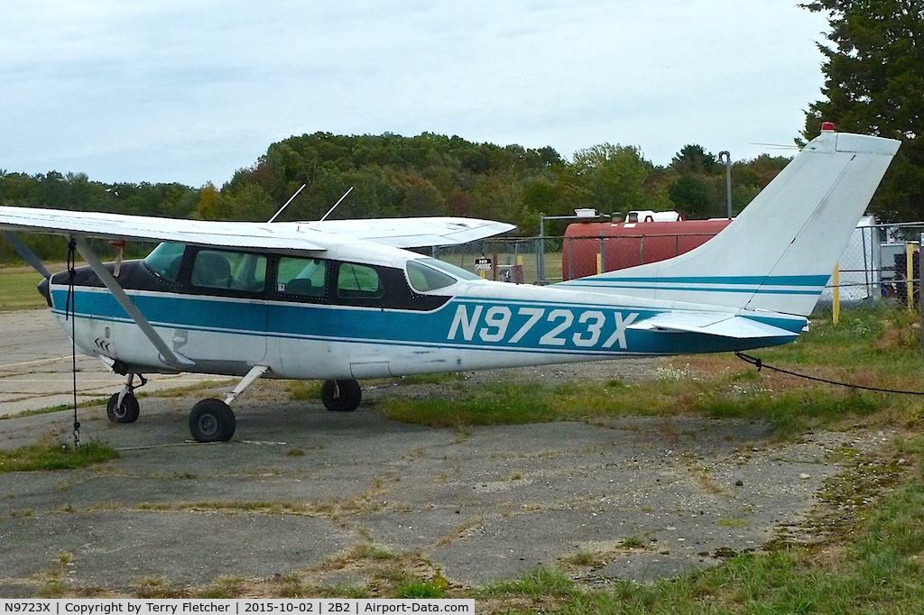 N9723X, 1962 Cessna 210B C/N 21058023, Parked at Plum Island Airport , MA