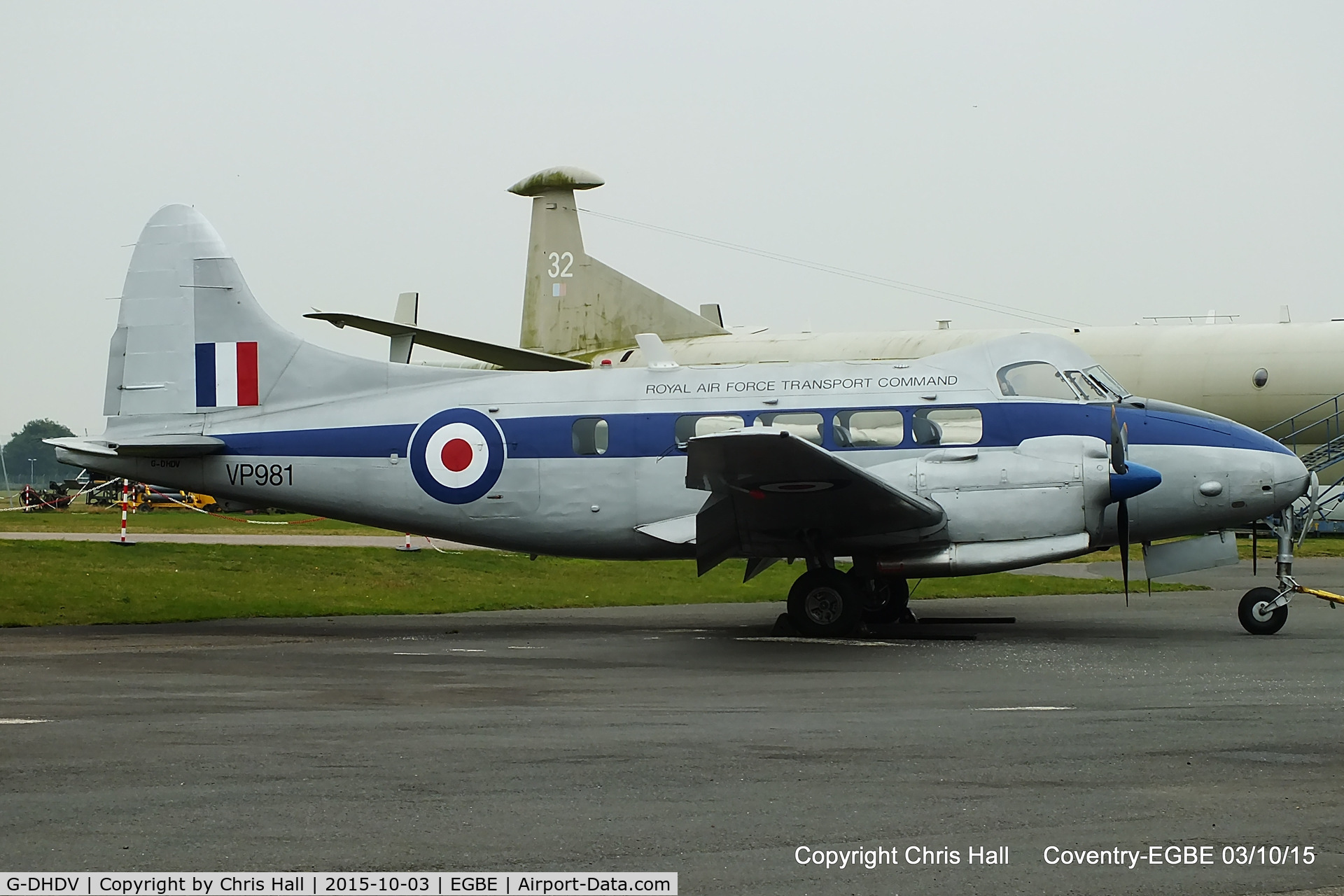 G-DHDV, De Havilland DH-104 Devon C.2 C/N 04205, Aviation Heritage Ltd