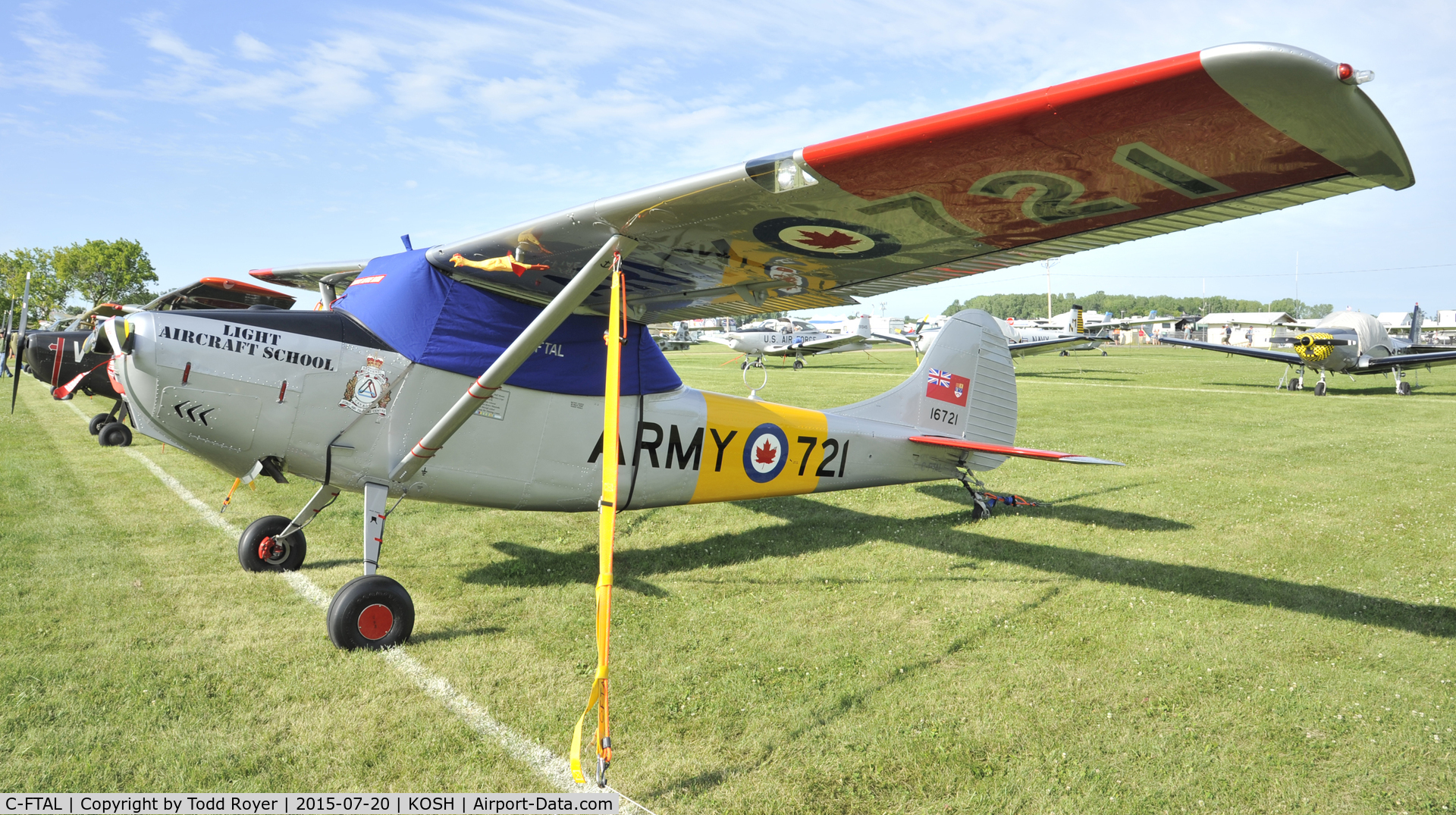 C-FTAL, 1956 Cessna L-19E Bird Dog Bird Dog C/N 24605, Airventure 2015