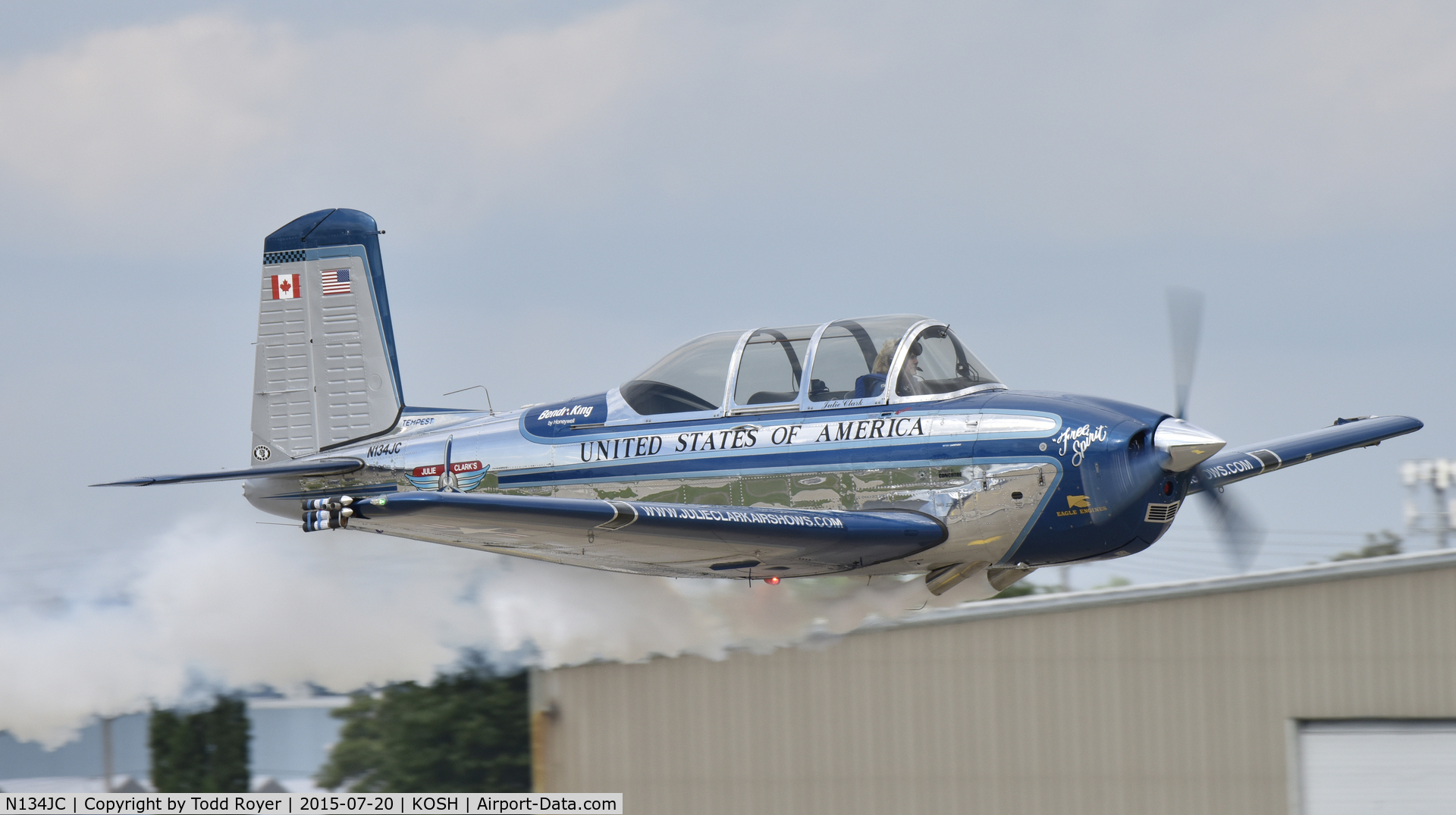 N134JC, 1955 Beech T-34-A (A45) Mentor C/N G-812, Airventure 2015