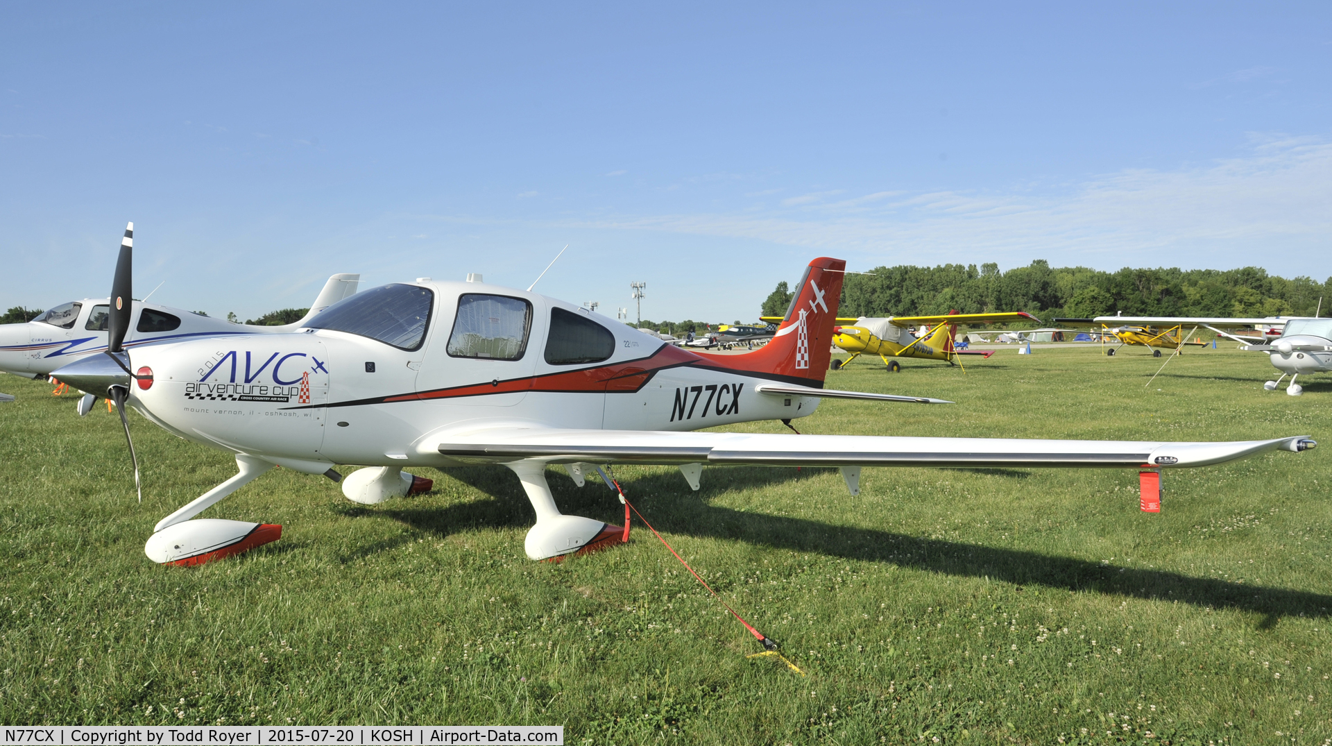 N77CX, 2014 Cirrus SR22 C/N 4051, Airventure 2014