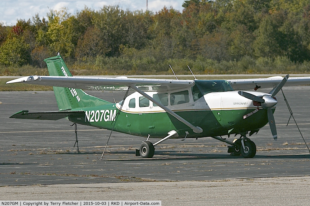 N207GM, 1973 Cessna 207 C/N 20700217, At Knox County Airport in Maine