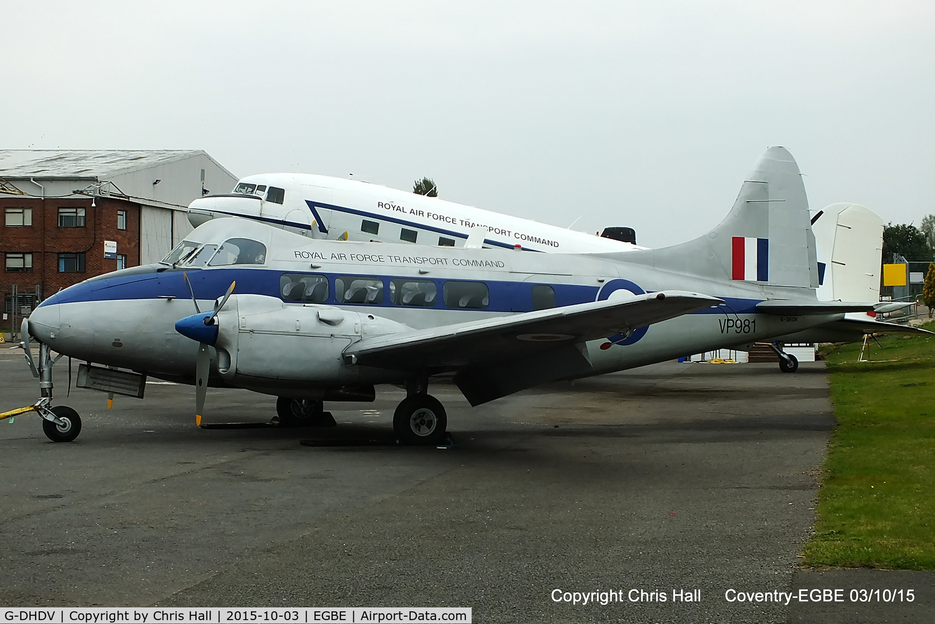 G-DHDV, De Havilland DH-104 Devon C.2 C/N 04205, Aviation Heritage Ltd