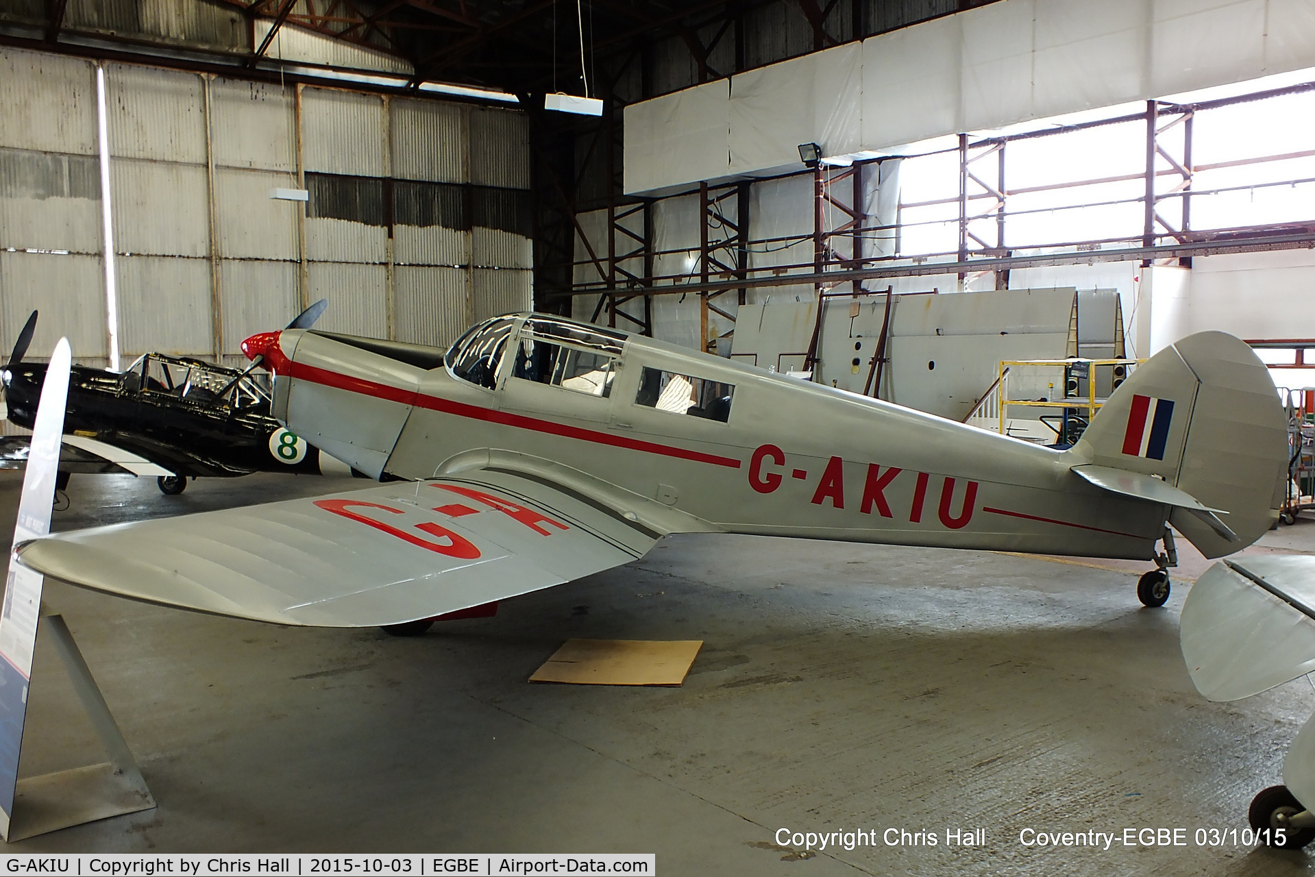 G-AKIU, 1948 Percival P-44 Proctor 5 C/N AE129, Air Atlantique Classic Flight