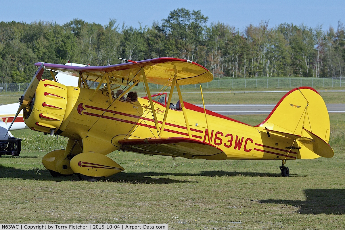 N63WC, 1997 Waco YMF C/N F5C-077, 1997 Waco YMF, c/n: F5C-077 at Bar Harbor Airport in the Summer of 2015