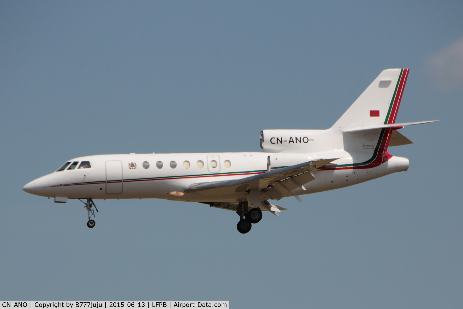 CN-ANO, 1979 Dassault Falcon 50 C/N 12, at Le Bourget