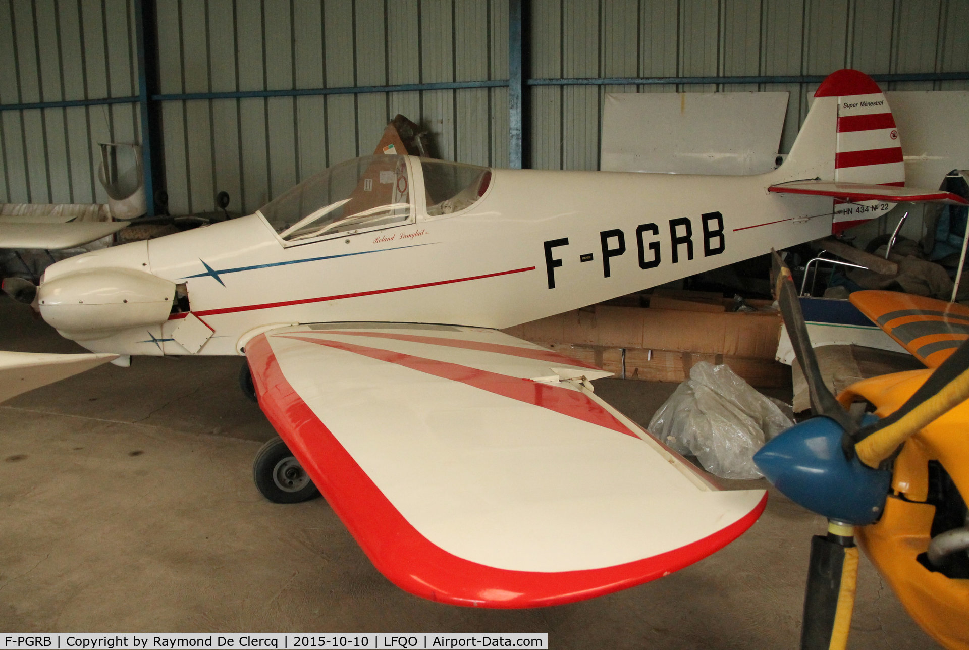 F-PGRB, Nicollier HN-434 Super Menestrel C/N 22, Built by Roland Lamglait.   Lille-Marcq.