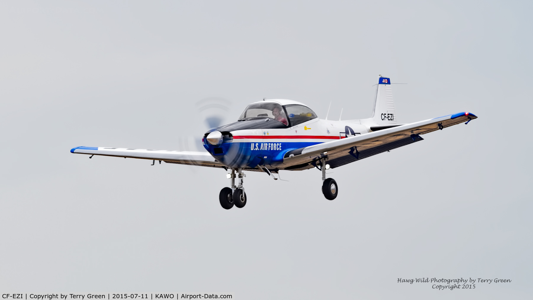 CF-EZI, 1946 North American Navion (NA-145) C/N NAV-4-399, 2015 Arlington Fly In