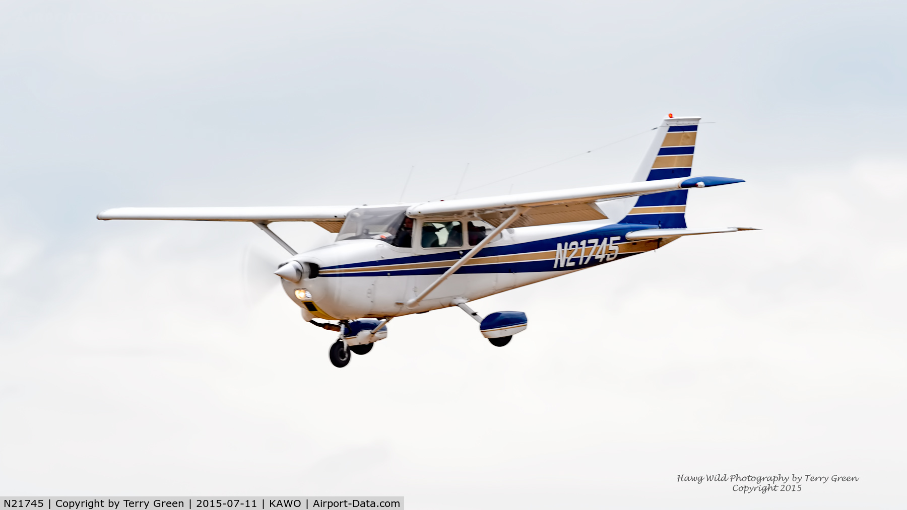 N21745, 1974 Cessna 172M C/N 17264000, 2015 Arlington Fly In