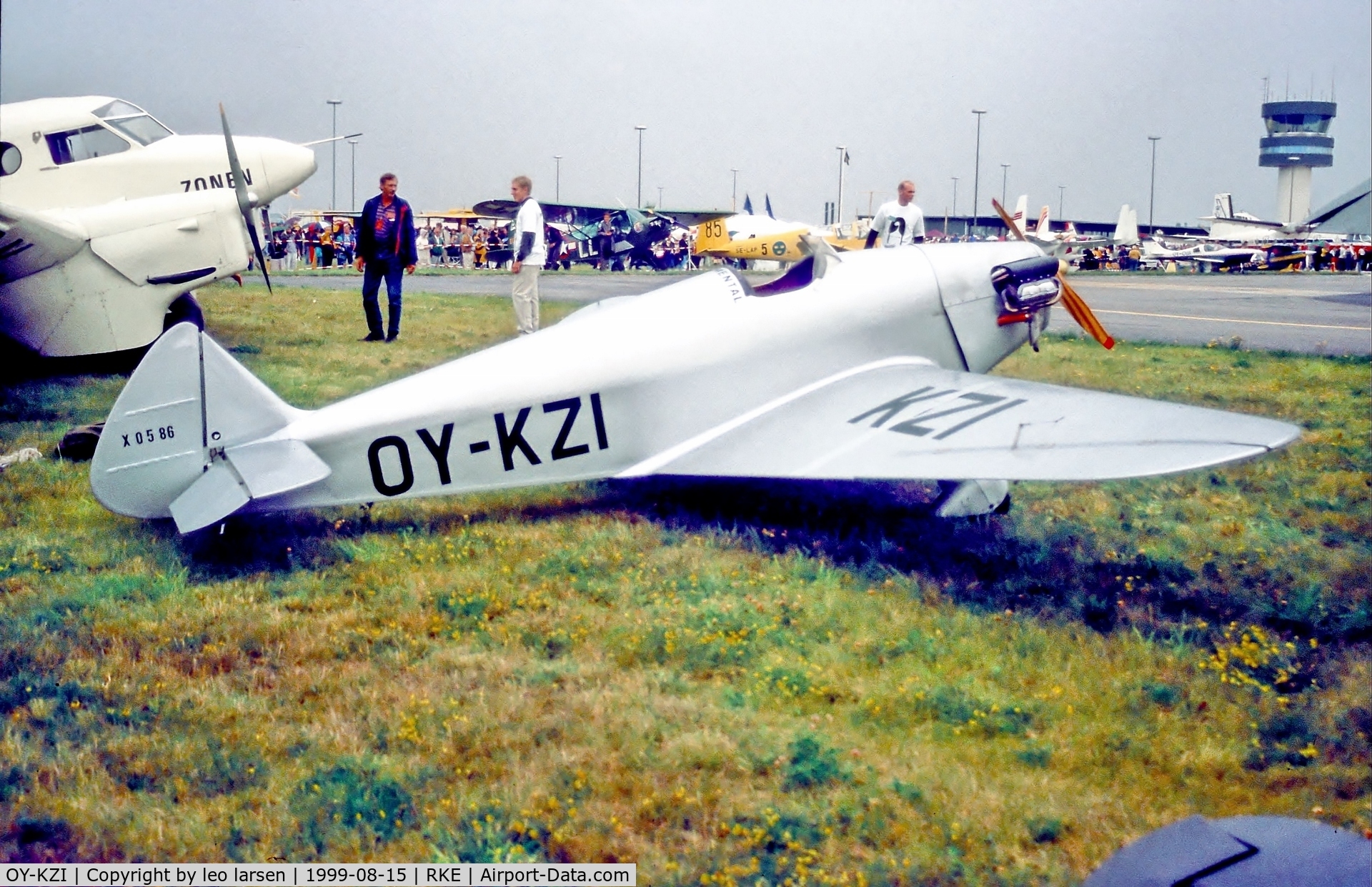 OY-KZI, 1986 SAI KZ I Mod Replica C/N 8605-2, Roskilde Air Show 15.8.99