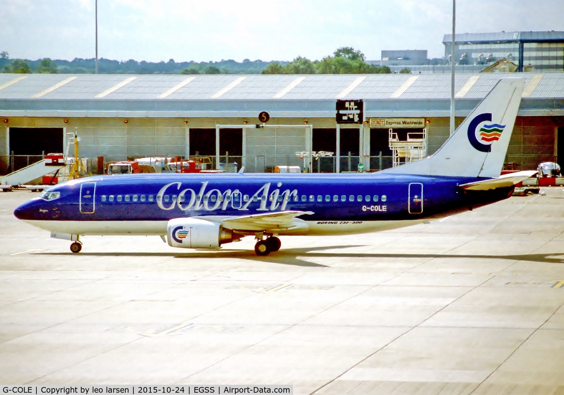 G-COLE, 1991 Boeing 737-3Q8 C/N 24962, Stansted 26.8.99
