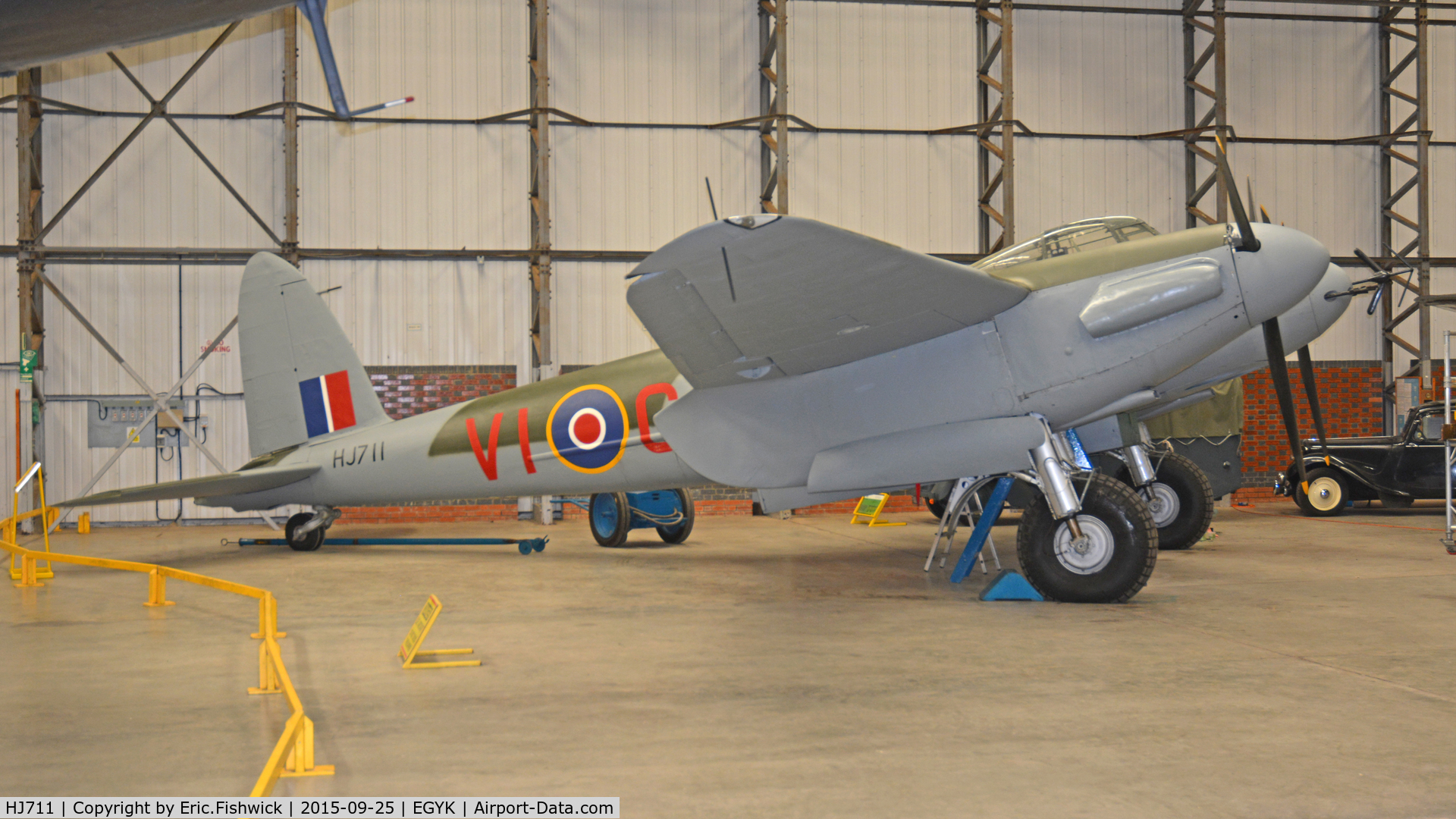 HJ711, 1943 De Havilland DH-98 Mosquito NF.11 C/N HJ711, 3. HJ711 at Yorkshire Air Museum. 