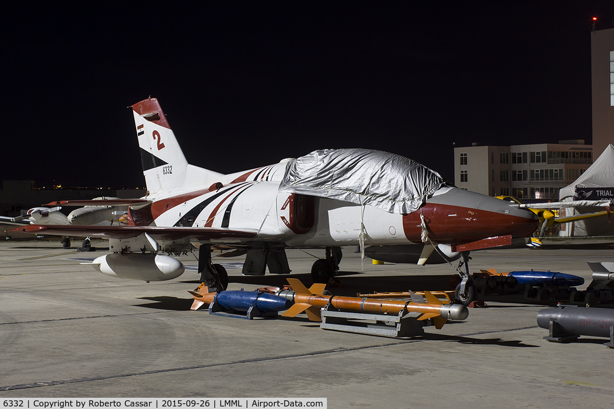 6332, Hongdu K-8E Karakorum C/N L8E3200096, Malta International Airshow 2015