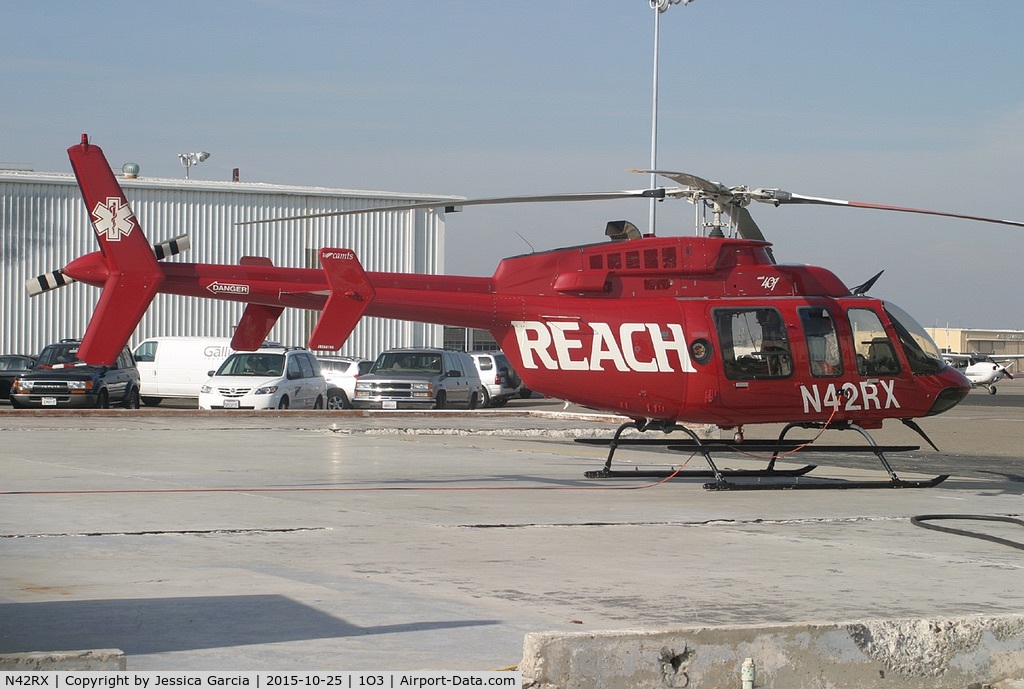 N42RX, 1998 Bell 407 C/N 53290, Reach air medical services