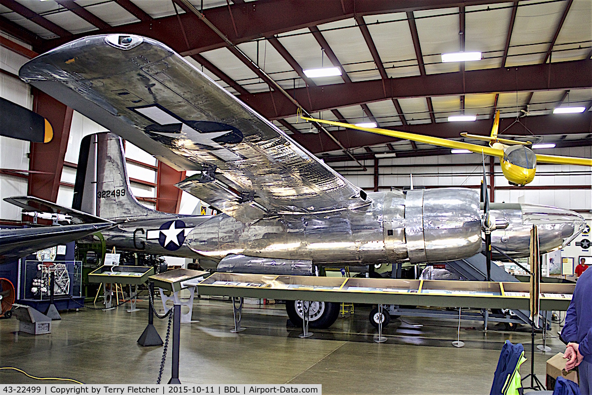 43-22499, 1943 Douglas A-26C Invader C/N 18646, At the New England Air Museum at Bradley International Airport