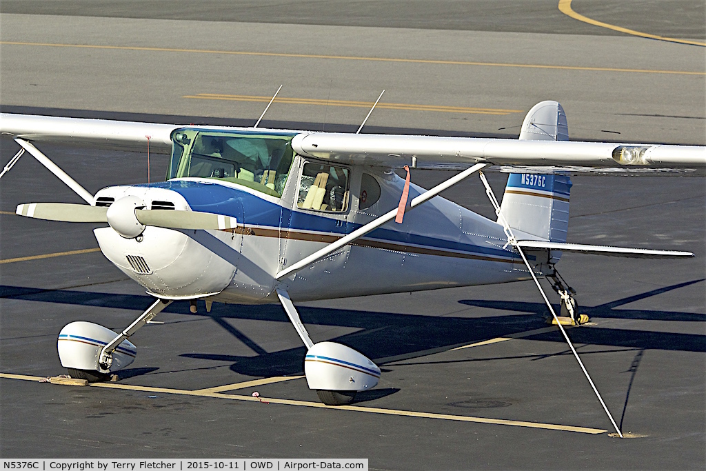 N5376C, 1950 Cessna 140A C/N 15509, At Norwood Memorial Airport , Boston , MA
