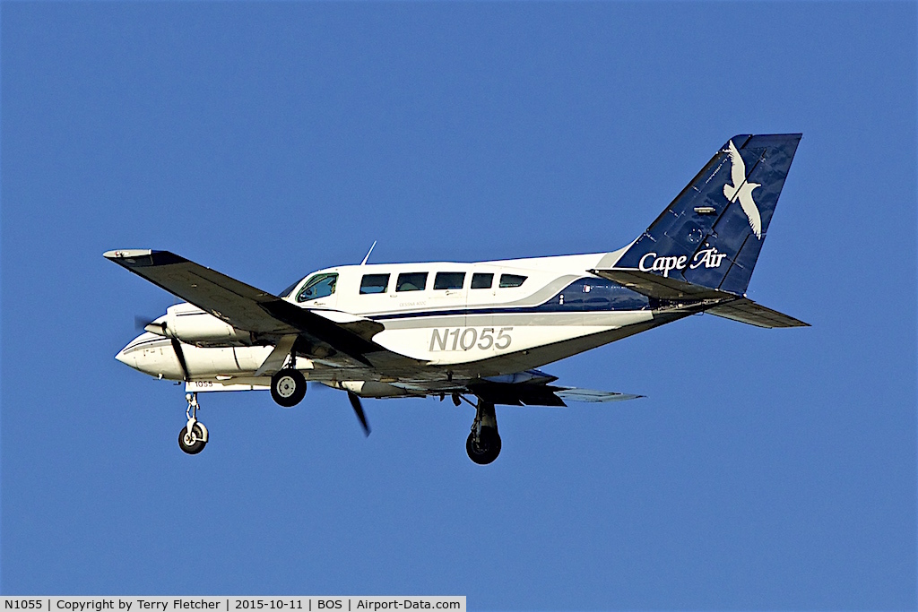 N1055, 1980 Cessna 402C Businessliner C/N 402C0249, 1980 Cessna 402C, c/n: 402C0249 of Cape Air