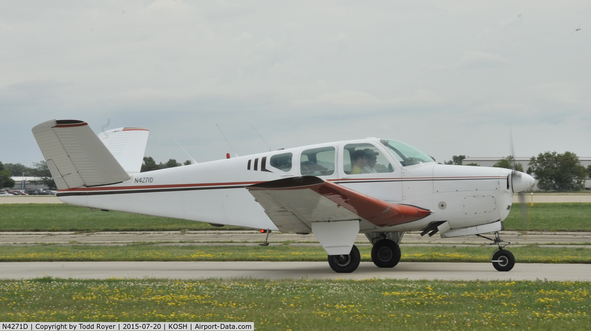 N4271D, 1956 Beech G35 Bonanza C/N D-4496, Airventure 2015