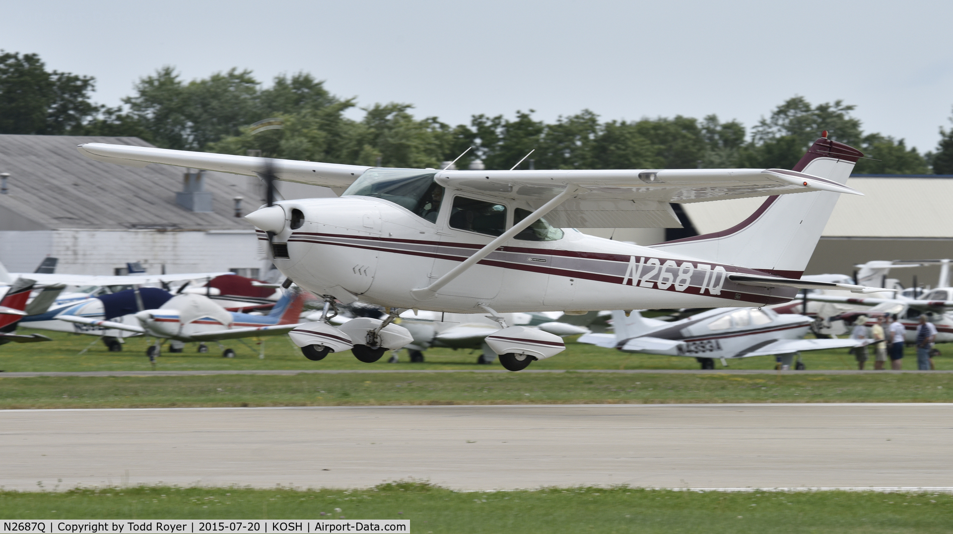 N2687Q, 1966 Cessna 182K Skylane C/N 18257887, Airventure 2015