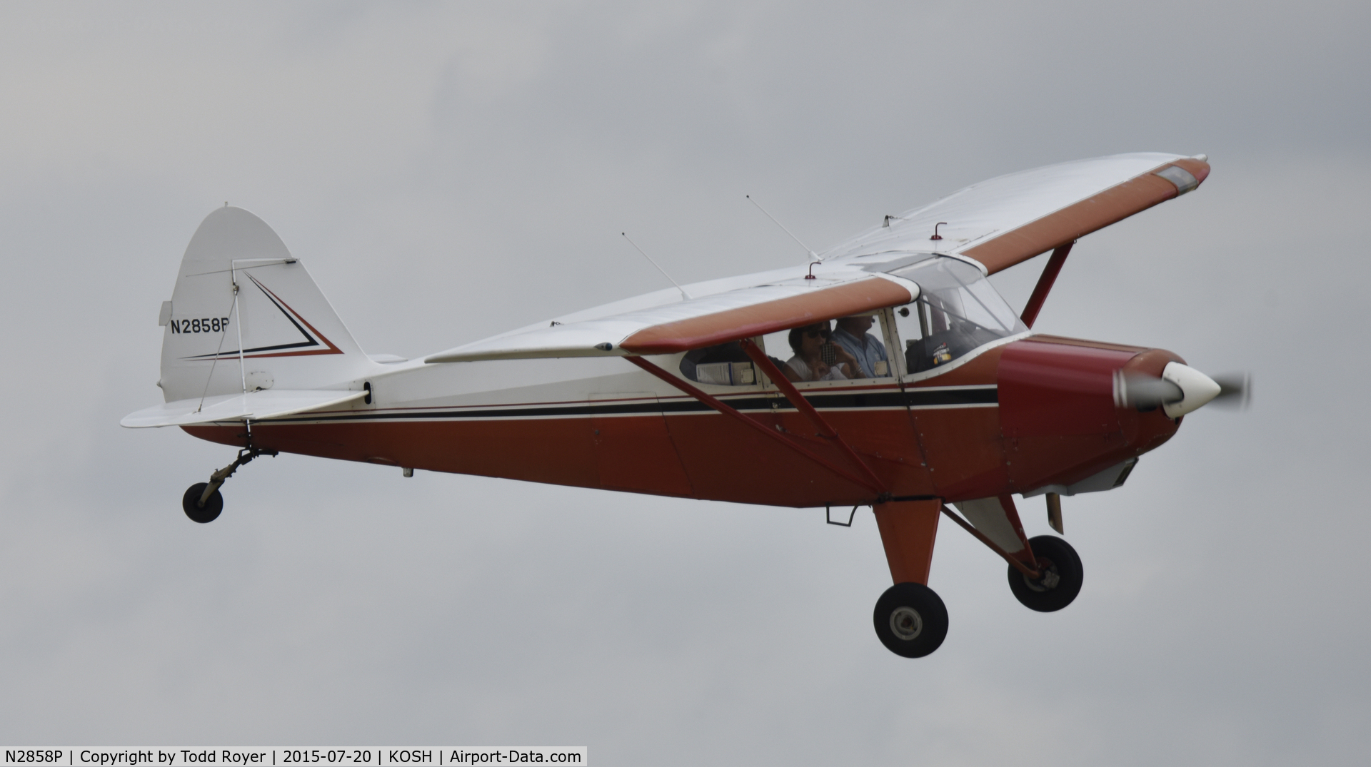 N2858P, 1955 Piper PA-22-150 C/N 22-3159, Airventure 2015