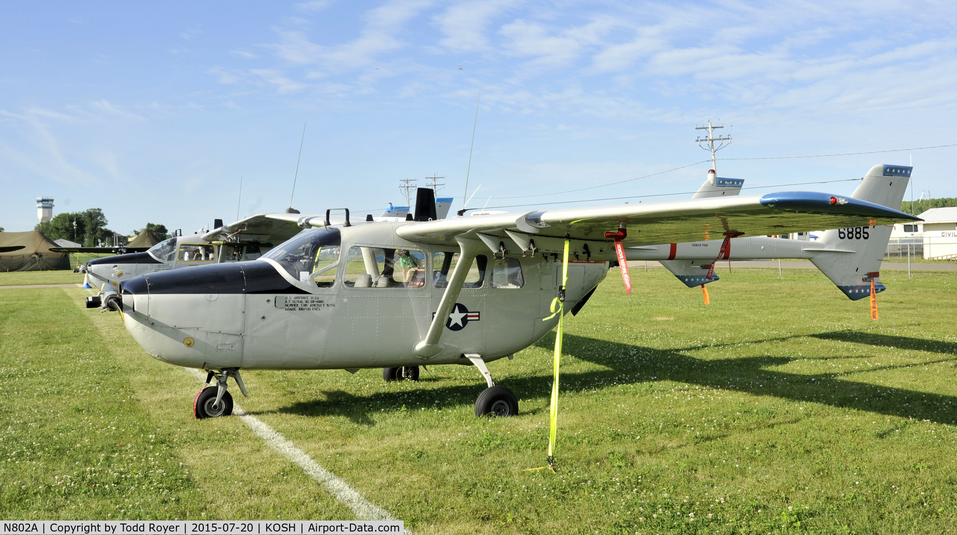 N802A, 1968 Cessna O-2A (M337B) Super Skymaster Super Skymaster C/N 337M-0174, Airventure 2015