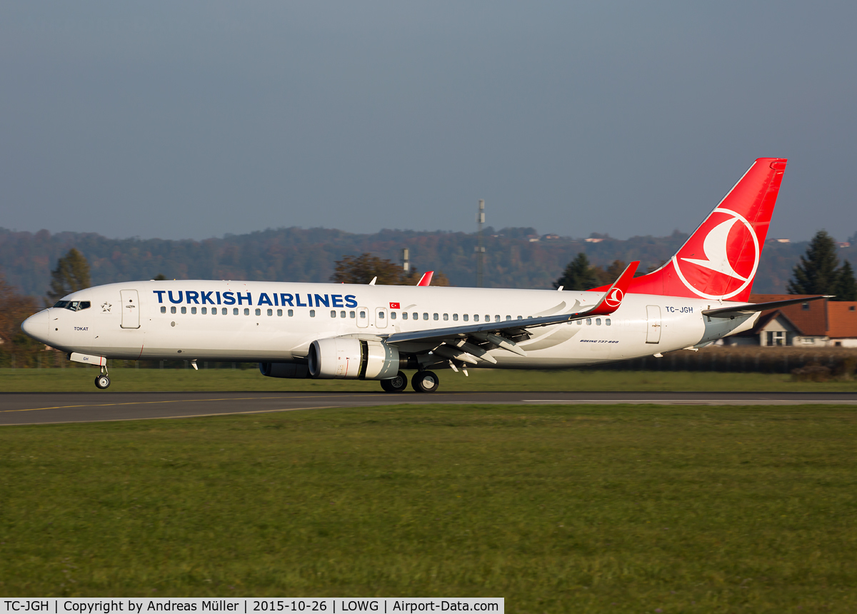TC-JGH, 2006 Boeing 737-8F2 C/N 34406, Arriving from Istanbul.