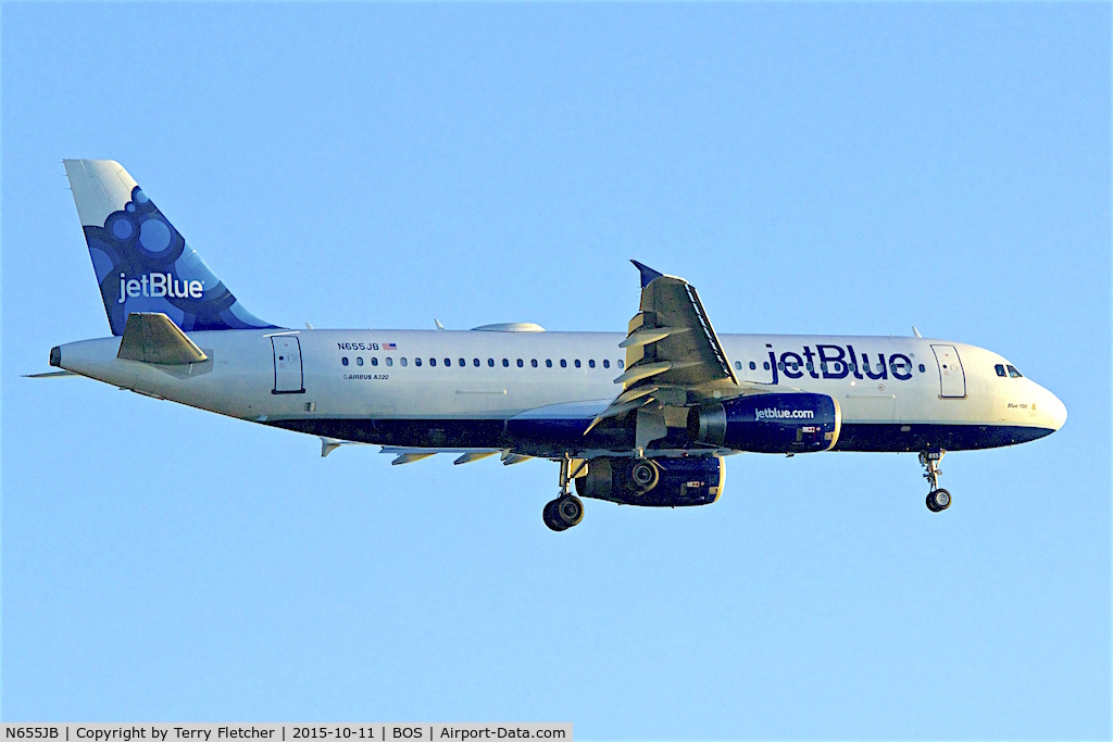N655JB, 2007 Airbus A320-232 C/N 3072, N655JB (Blue 100), 2007 Airbus A320-232, c/n: 3072