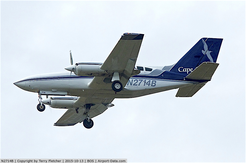 N2714B, Cessna 402C C/N 402C0210, Cessna 402C, c/n: 402C0210 of Cape Air