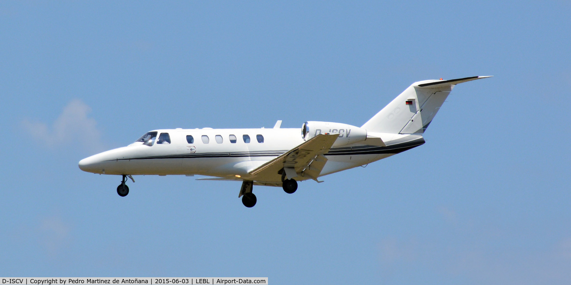 D-ISCV, 2008 Cessna 525A CitationJet CJ2+ C/N 525A-0429, El Prat  Barcelona - España