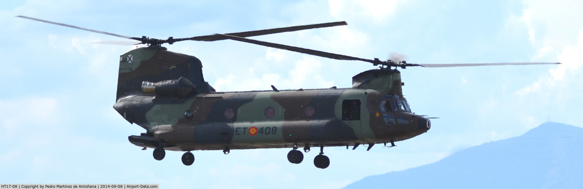 HT17-08, Boeing CH-47D Chinook C/N MP809/CF008/B79, Santa Cilia - Huesca - España