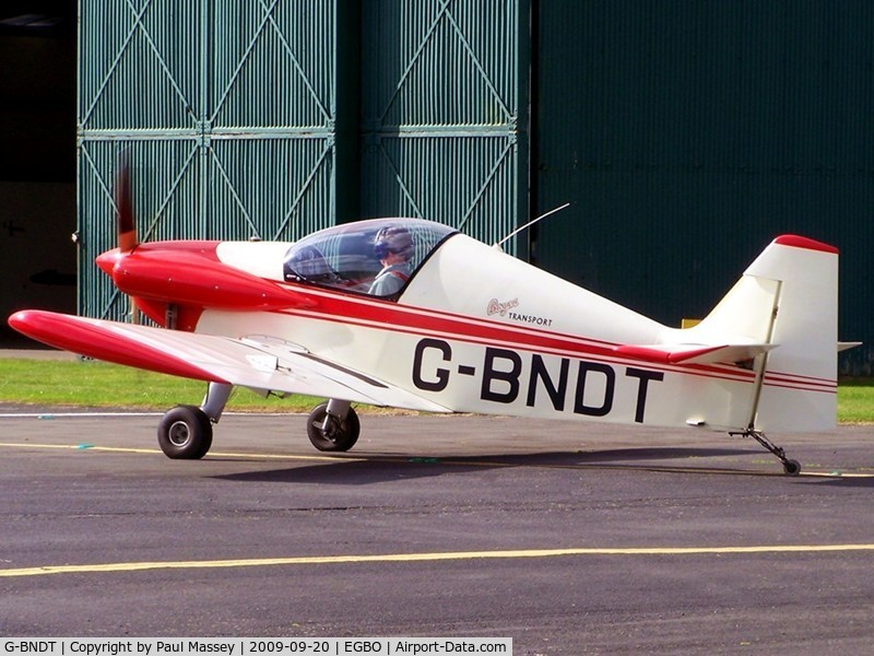 G-BNDT, 1987 Brugger MB-2 Colibri C/N PFA 043-10981, Based Aircraft.