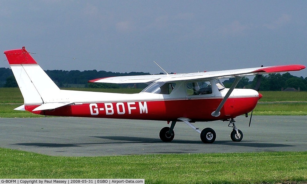 G-BOFM, 1981 Cessna 152 C/N 152-84730, Visitor to EGBO.EX:-N6445M