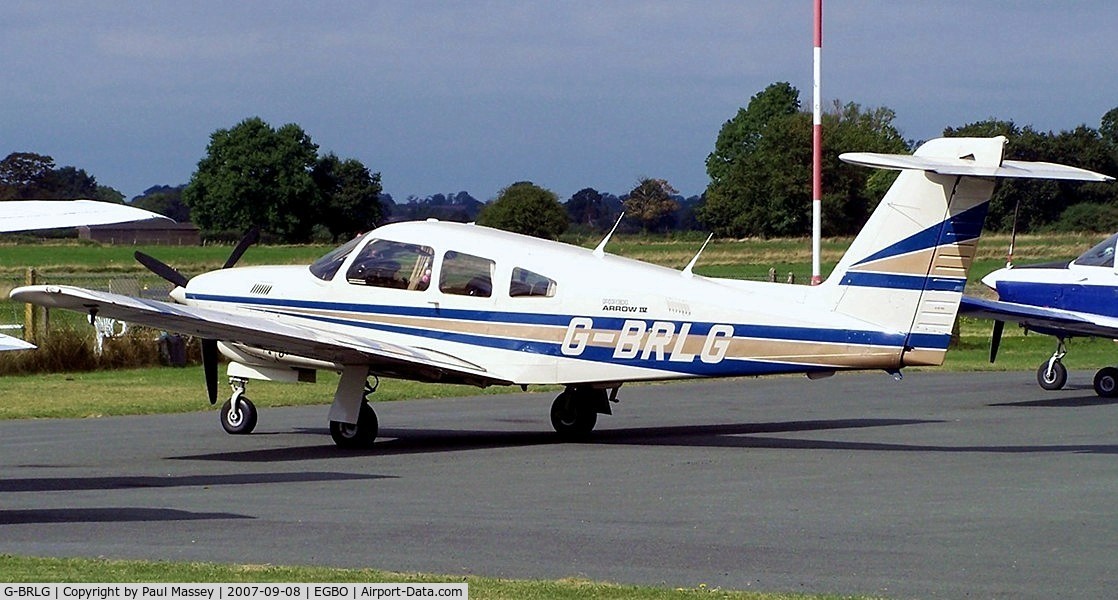 G-BRLG, 1984 Piper PA-28RT-201T Turbo Arrow IV Arrow IV C/N 28R-8431027, Resident @EGBO.EX:-N4379P,N9600N.
