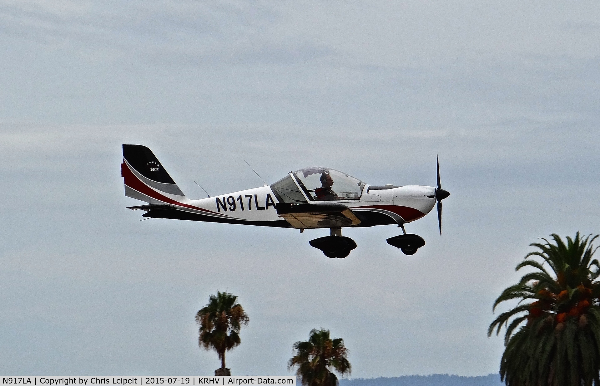 N917LA, 2007 Evektor-Aerotechnik Sportstar Plus C/N 20070917, California-based 2007 Sportstar Plus departing at Reid Hillview Airport, San Jose, CA.