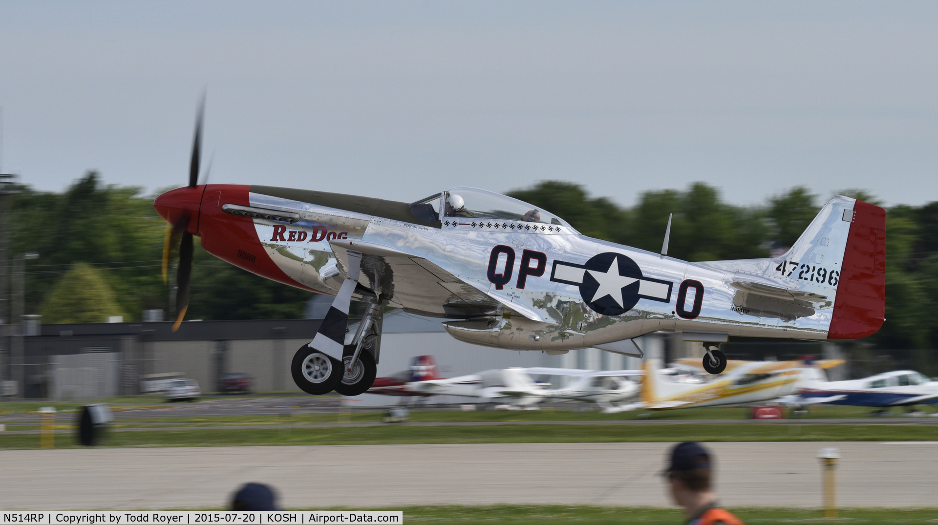 N514RP, 1944 North American P-51D Mustang C/N 44-74469, Airventure 2015