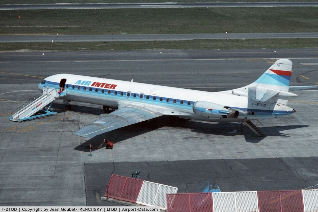 F-BTOD, 1973 Aerospatiale SE-210 Caravelle 12 C/N 279, Air Inter