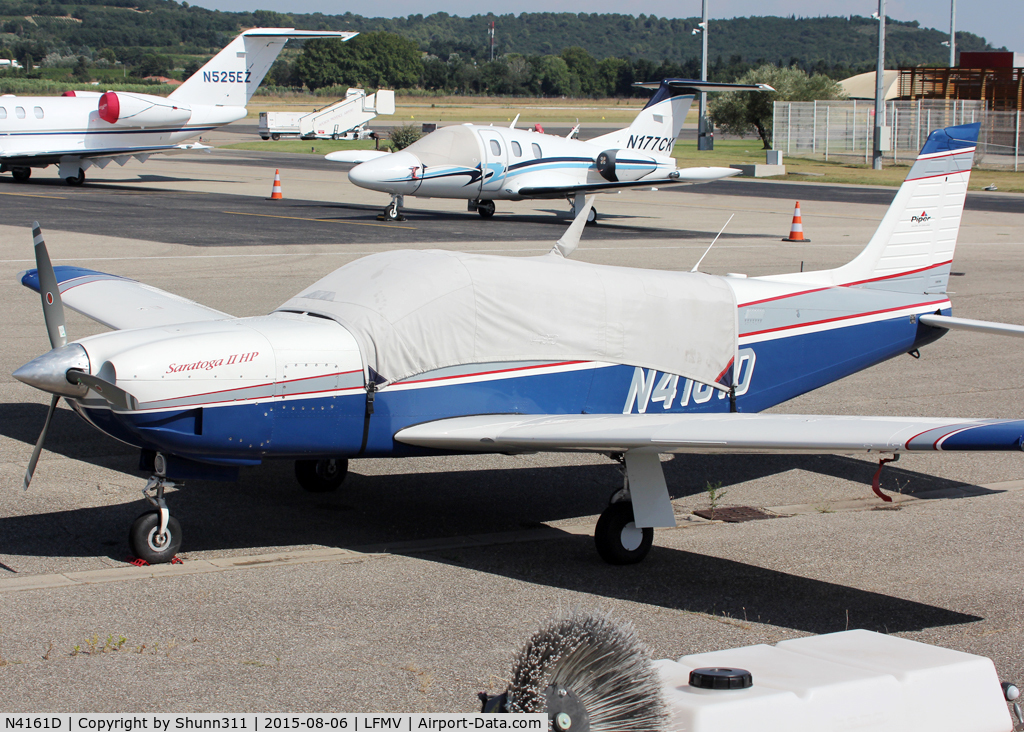 N4161D, 1999 Piper PA-34-220T Seneca V C/N 34-49141, Parked at the General Aviation area...