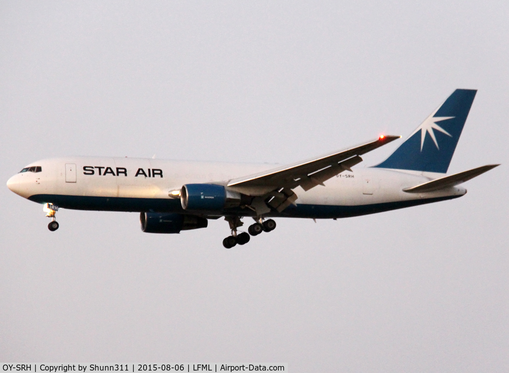 OY-SRH, 1989 Boeing 767-204 C/N 24457, Landing rwy 31R