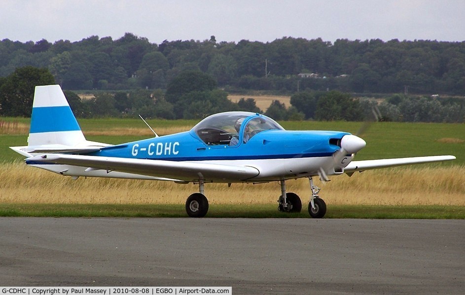 G-CDHC, 1990 Slingsby T-67C Firefly C/N 2081, @ Halfpenny Green Airfield. EX:-PH-SGC.
