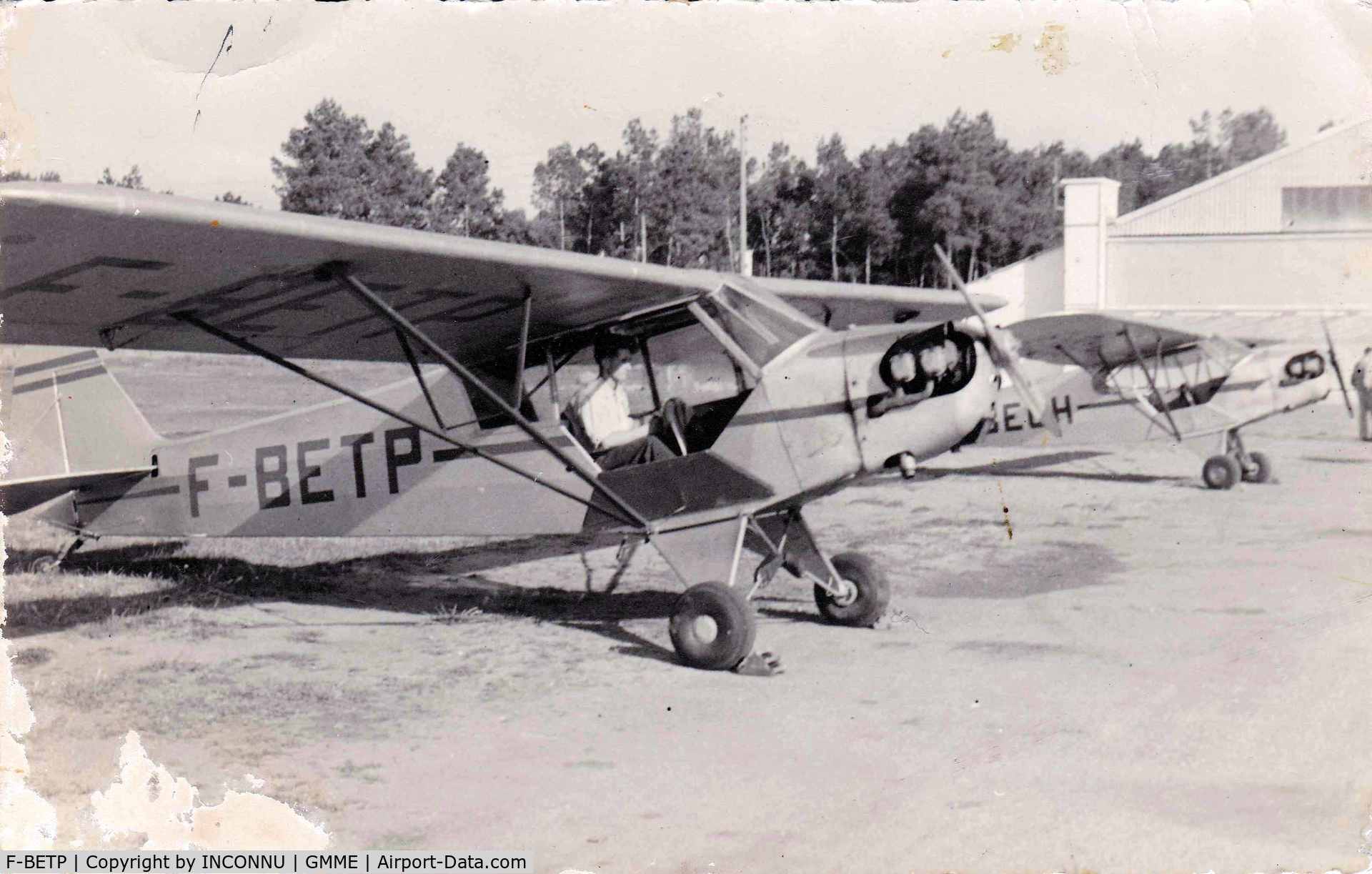F-BETP, Piper J3C-65 Cub Cub C/N 12101, PROBABLE : RABAT 1953, PILOTE ROGER JACQUET