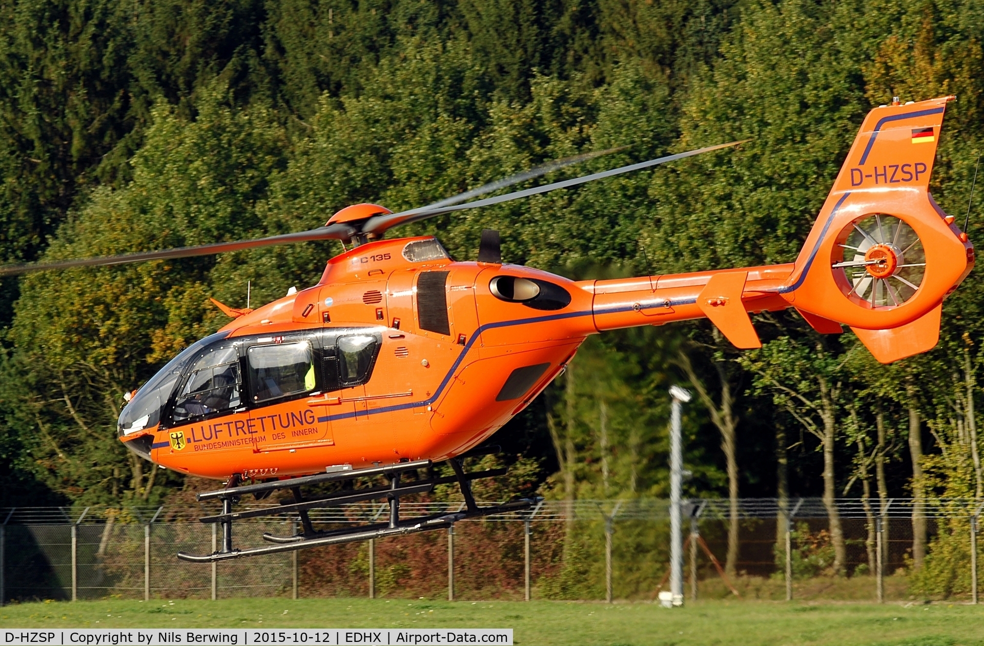 D-HZSP, 2008 Eurocopter EC-135T-2+ C/N 0648, German Federal Police