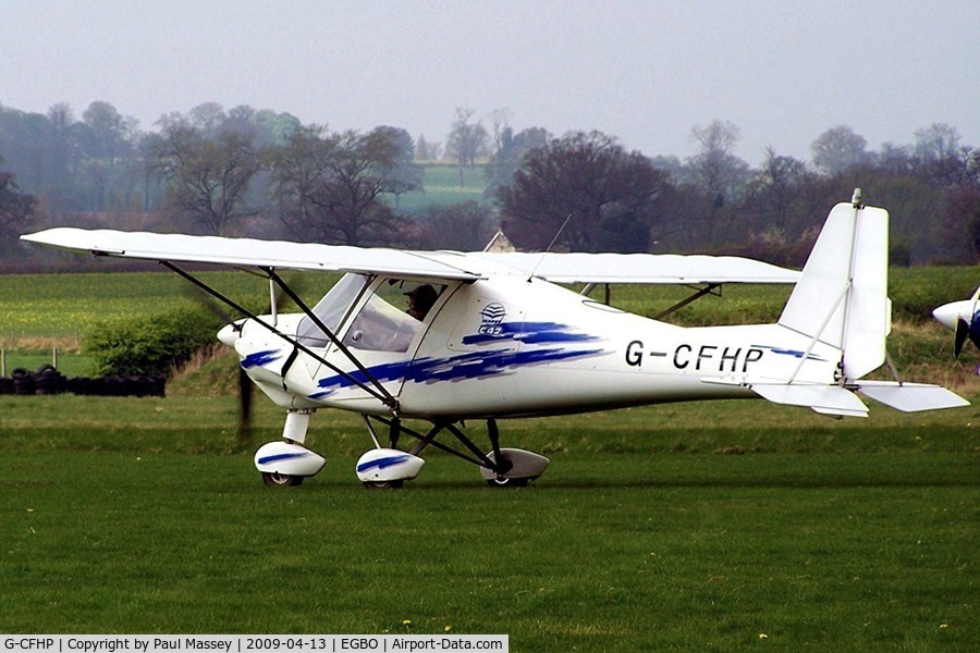 G-CFHP, 2008 Comco Ikarus C42 FB80 C/N 0805-6972, @ the Spring Wings & Wheels Fly-In.