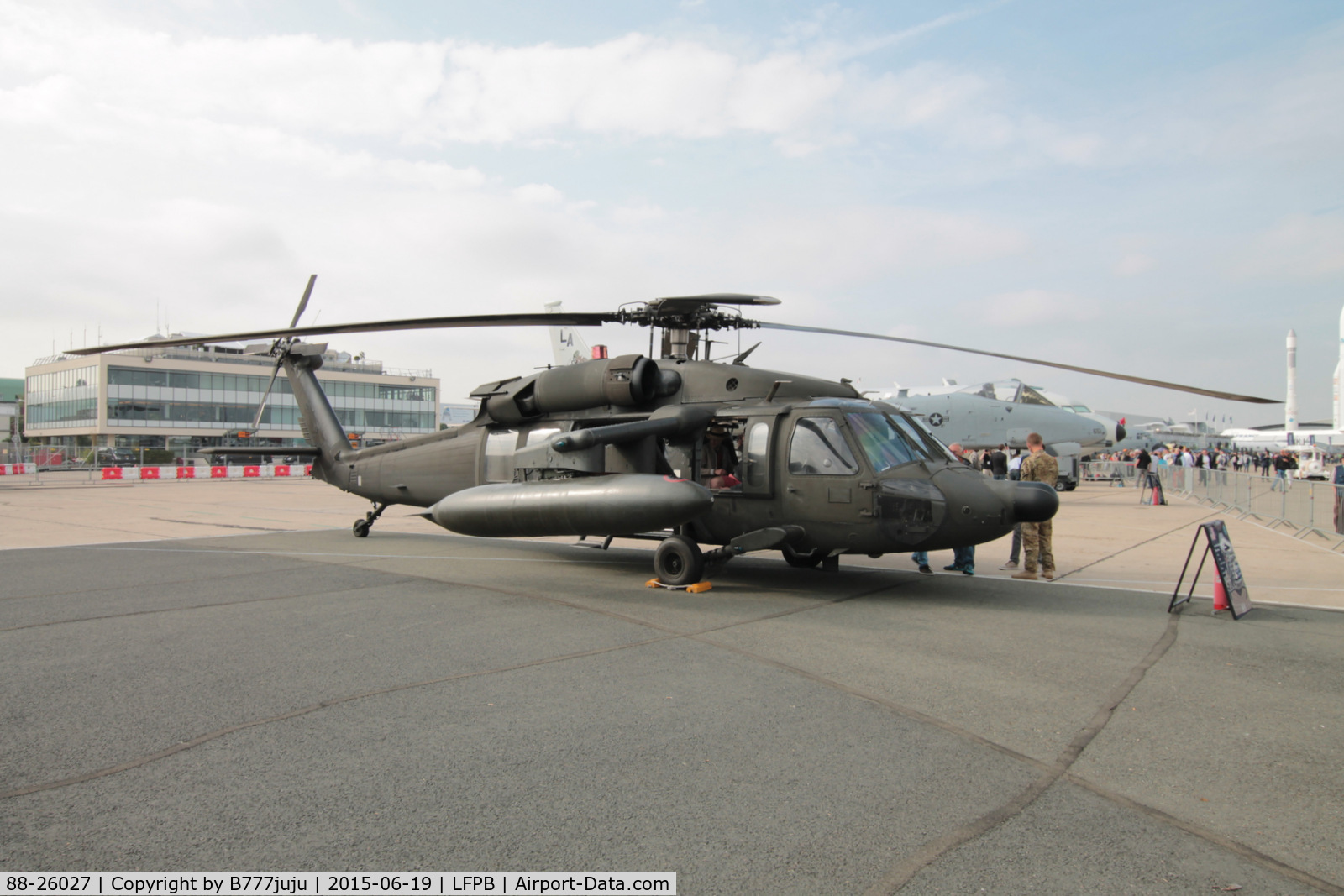 88-26027, 1988 Sikorsky UH-60A Black Hawk C/N 70-1236, at Le Bourget for SIAE 2015