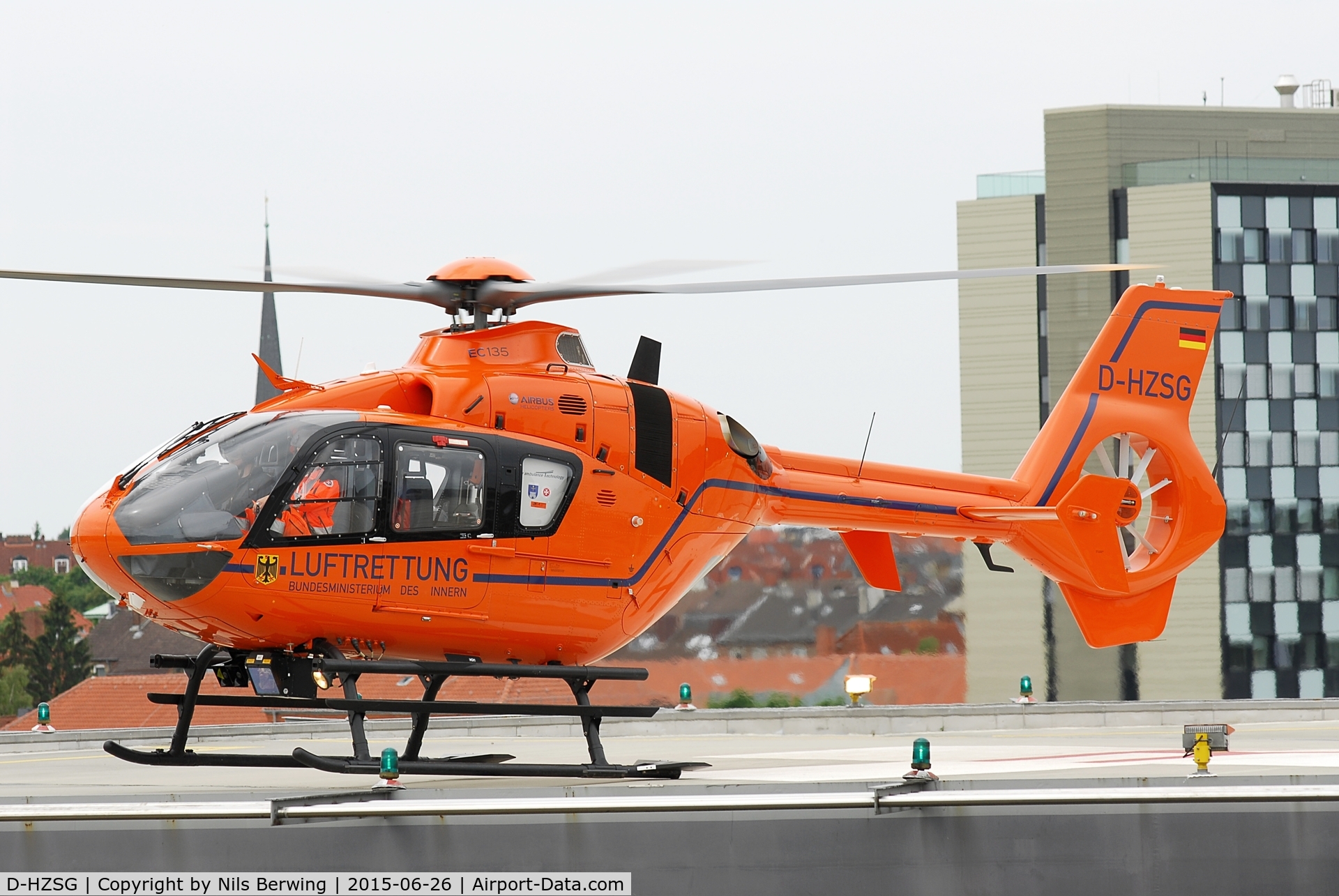 D-HZSG, 2007 Eurocopter EC-135T-2+ C/N 0592, German Federal Police