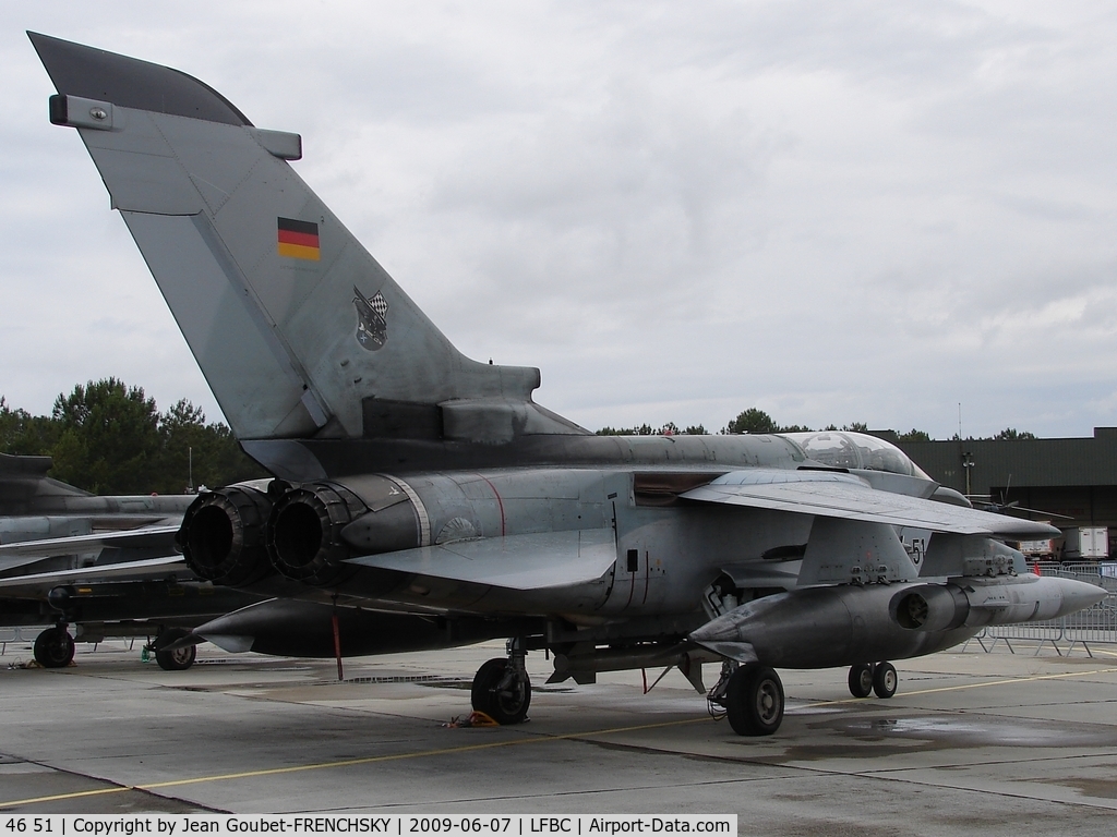 46 51, Panavia Tornado ECR C/N 890/GS284/4351, German Air Force Cazaux Air Force base