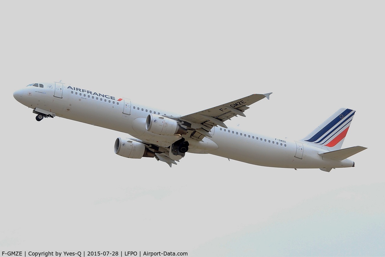 F-GMZE, 1995 Airbus A321-111 C/N 544, Airbus A321-111, Take off rwy 24, Paris-Orly Airport (LFPO-ORY)