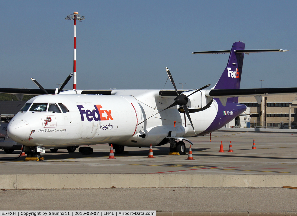 EI-FXH, 1991 ATR 72-202 C/N 229, Parked at the Cargo area...
