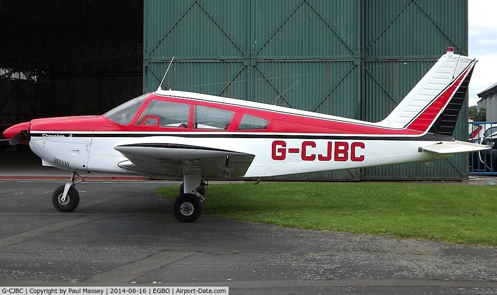 G-CJBC, 1969 Piper PA-28-180 Cherokee C/N 28-5470, Resident @ Halfpenny Green. EX:-OY-BDE