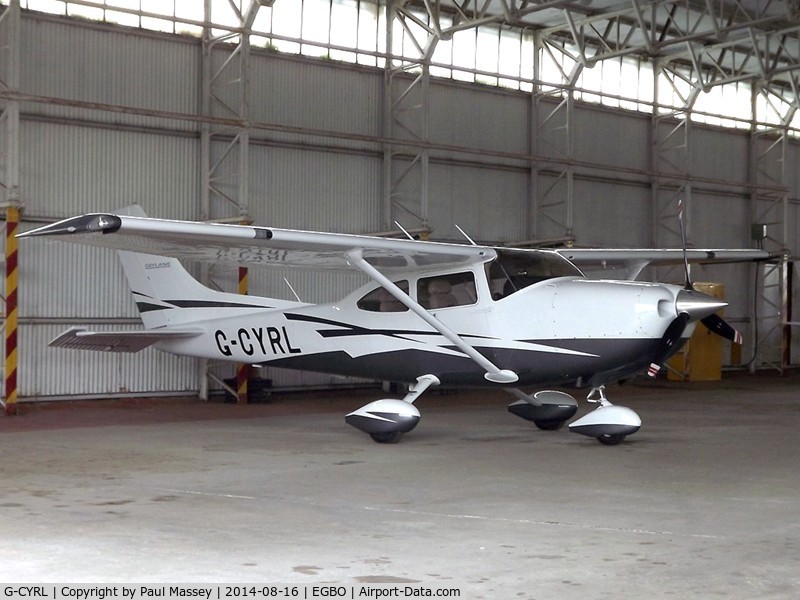 G-CYRL, 2011 Cessna 182T Skylane C/N 18282295, Resident @ Halfpenny Green. EX:-N9174B
