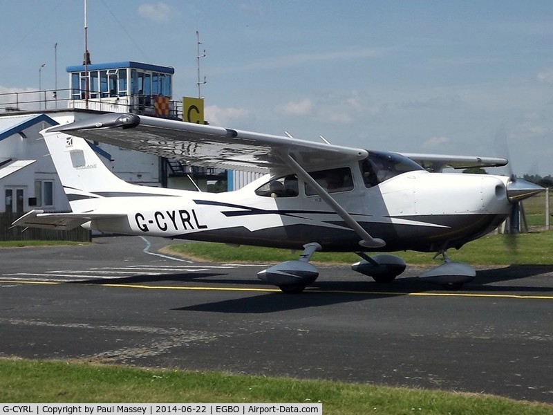 G-CYRL, 2011 Cessna 182T Skylane C/N 18282295, Based @ Halfpenny Green. EX:-N9174B.